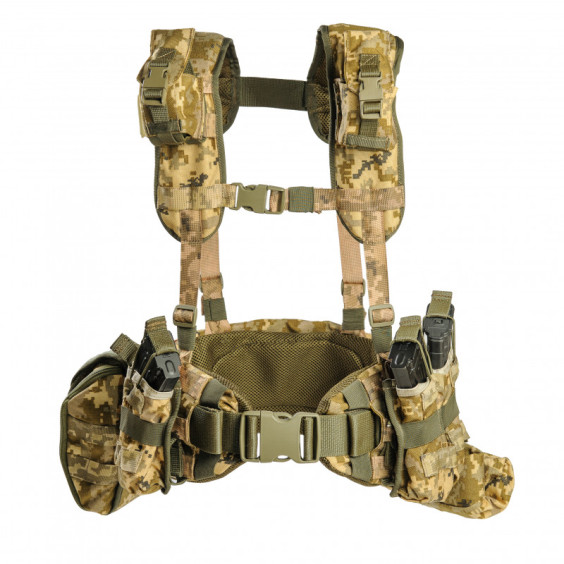 Ременно-плечевая система WARBELT ПИКСЕЛЬ с ПРОТИВООСКОЛОЧНЫМ ПАКЕТОМ