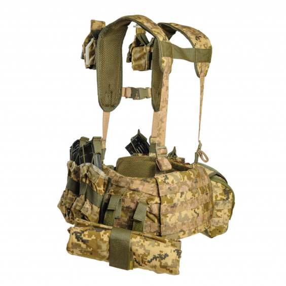 Ременно-плечевая система WARBELT ПИКСЕЛЬ с ПРОТИВООСКОЛОЧНЫМ ПАКЕТОМ