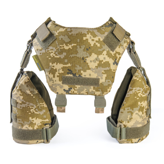 Баллистическая защита шеи и плечей 1-го класса. Пиксель ММ14.