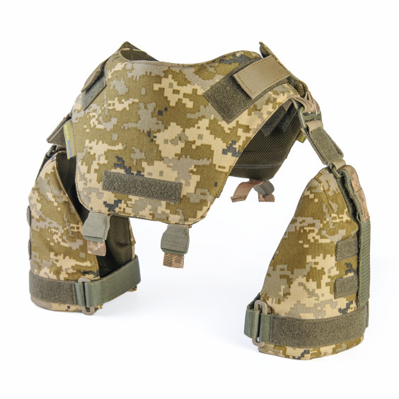 Баллистическая защита шеи и плечей 1-го класса. Пиксель ММ14.