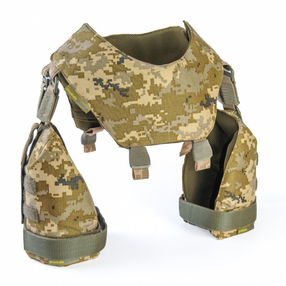 Баллистическая защита шеи и плечей 1-го класса. Пиксель ММ14.