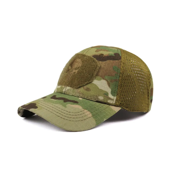 Кепка тактична "Punisher" Rip-Stop Multicam з сіткою