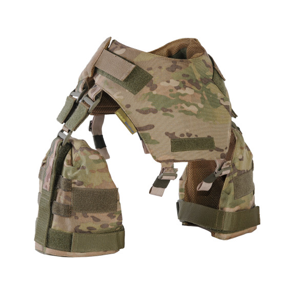 Баллистическая защита шеи и плечей 1-го класса. Мультикам.