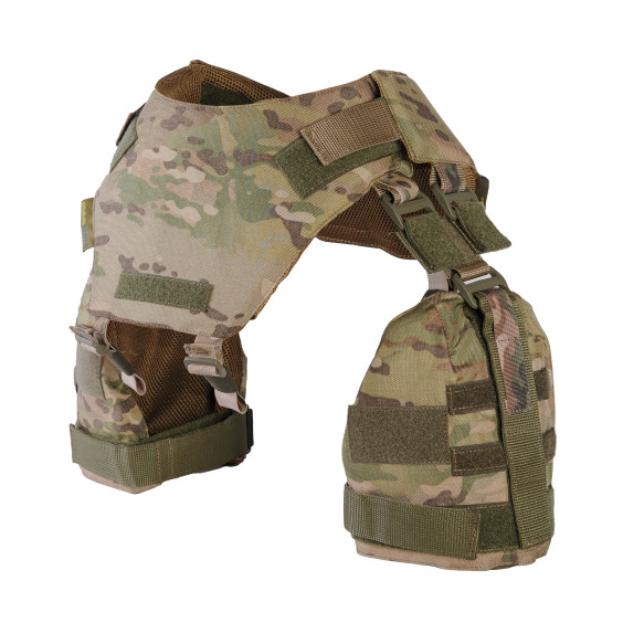 Баллистическая защита шеи и плечей 1-го класса. Мультикам.