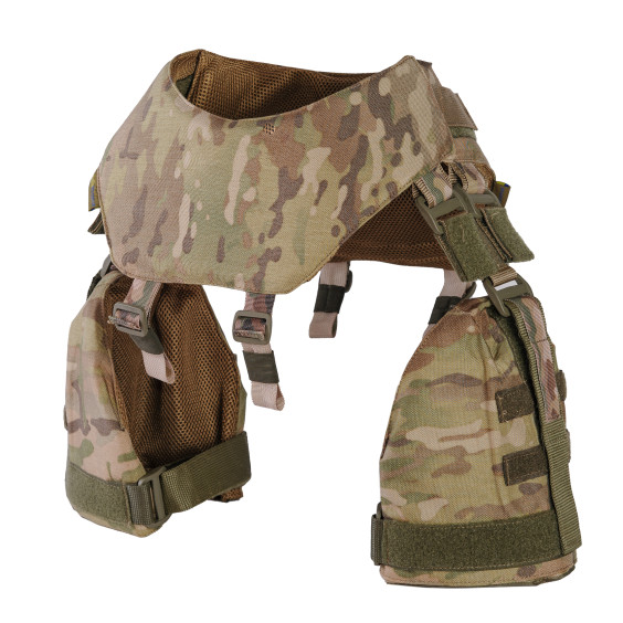 Баллистическая защита шеи и плечей 1-го класса. Мультикам.