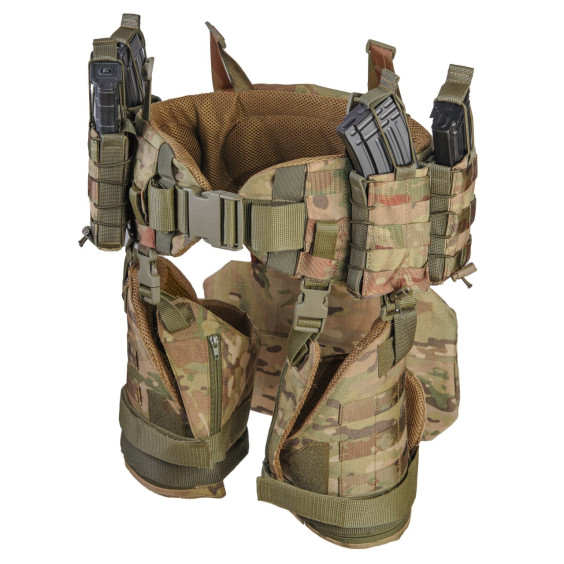 Бронежилет Warmor Gen. 3. без плит, с защитой: шеи, плеч, боковин (камербандов), напашника, живота, пояса РПС, бедер ног (внутренняя и наружная)