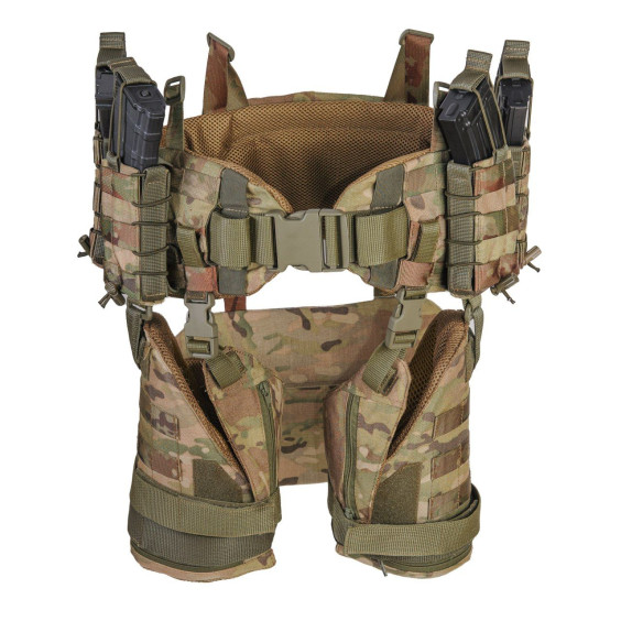 Бронежилет Warmor Gen. 3. с плитами 6 кл и защитой: шеи, плеч, боковин (камербандов), напашника, живота, пояса РПС, бедер ног (внутренняя и наружная)