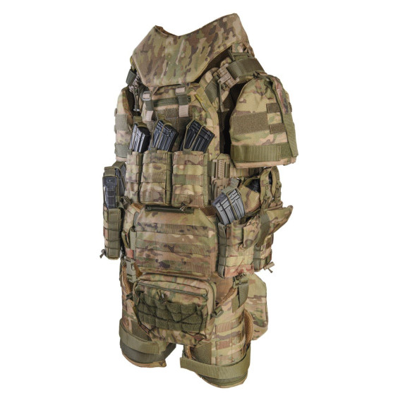 Бронежилет Warmor Gen. 3. с плитами 6 кл и защитой: шеи, плеч, боковин (камербандов), напашника, живота, пояса РПС, бедер ног (внутренняя и наружная)