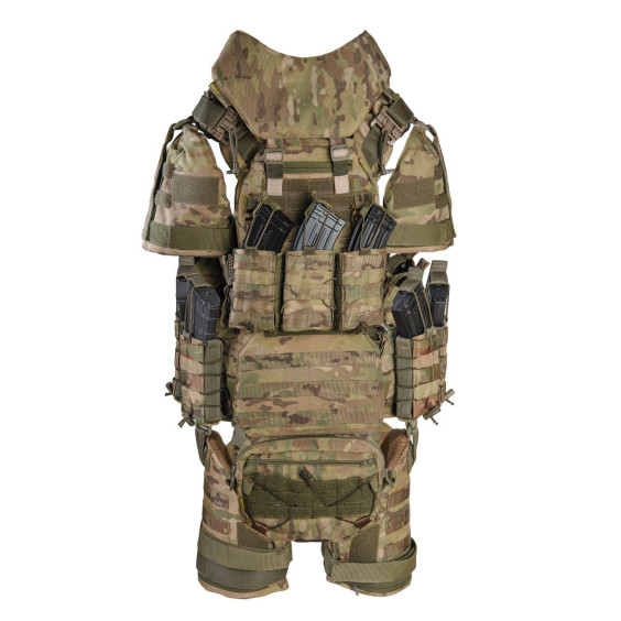 Бронежилет Warmor Gen. 3. с плитами 6 кл и защитой: шеи, плеч, боковин (камербандов), напашника, живота, пояса РПС, бедер ног (внутренняя и наружная)