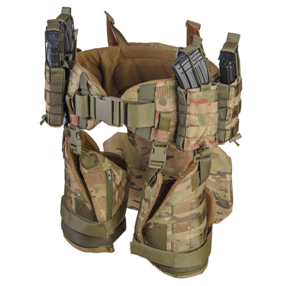 Бронежилет Warmor Gen. 3. с плитами 6 кл и защитой: шеи, плеч, боковин (камербандов), напашника, живота, пояса РПС, бедер ног (внутренняя и наружная)