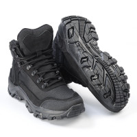 Тактические всесезонные ботинки Global Ballistics Contact S черные Тактические берцы Contact S