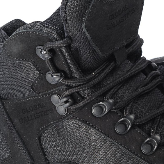 Тактические всесезонные ботинки Global Ballistics Contact S черные Тактические берцы Contact S