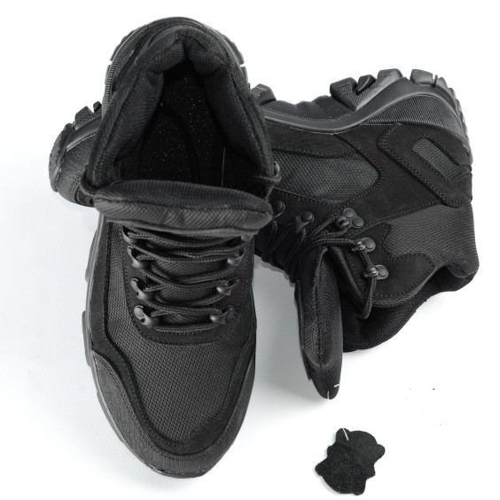 Тактические всесезонные ботинки Global Ballistics Contact S черные Тактические берцы Contact S