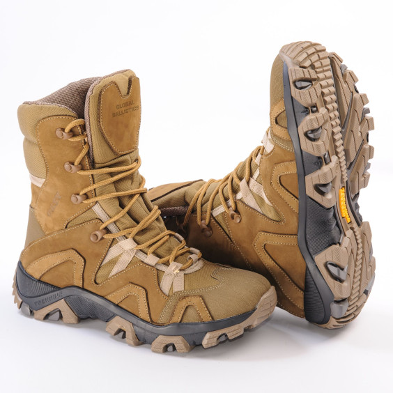 Тактические всесезонные берцы Global Ballistics Contact S койот
