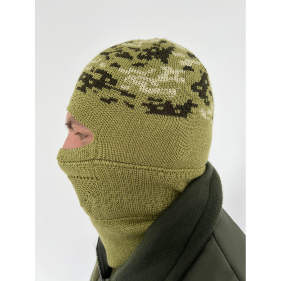 Балаклава трансформер 2в1 - піксель