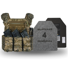 Бронежилет 4-го класса. Пиксель (ММ14). Вес 7 кг. 