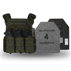 Бронежилет 4-го класса. Олива. Вес 7 кг.