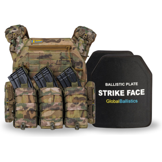 Бронежилет 6-го класса. Мультикам. Вес 6.2 кг.