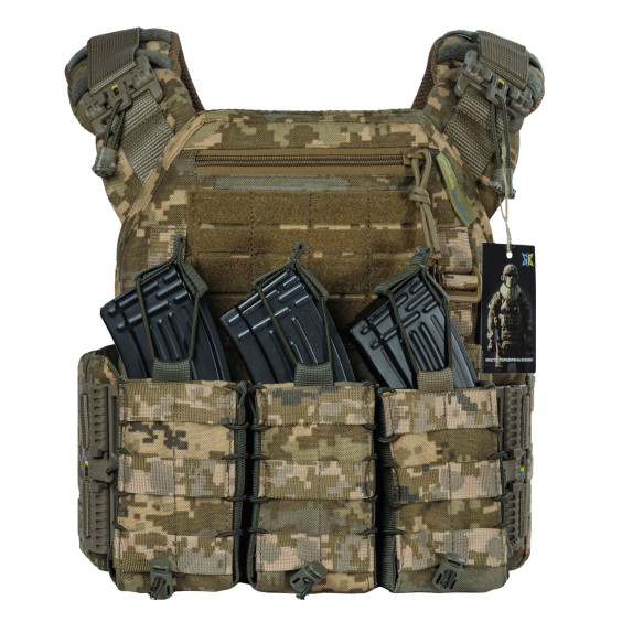 Бронежилет 6-го класу. Піксель (ММ14). Вага 6.2 кг.