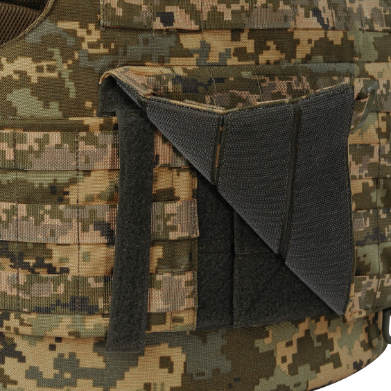 Плитоноска WARMOR gen.4 Пиксель. 4 подсумка.