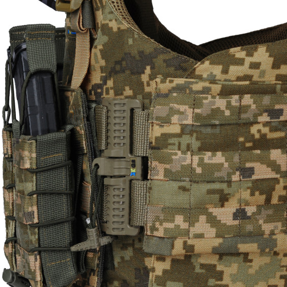 Плитоноска WARMOR gen.4 Пиксель. 4 подсумка.