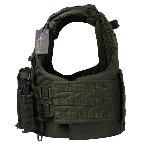 Плитоноска WARMOR gen.4 Олива. 4 подсумка.