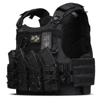 Боевой Бронежилет WARMOR gen.4 Черная (1 класс защиты)