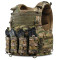 Боевой Бронежилет WARMOR gen.4 (1 класс защиты). Мультикам. Вес 3.8 кг.