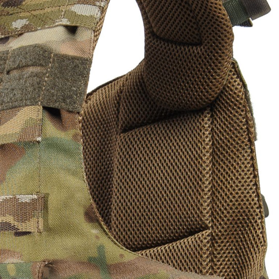 Боевой Бронежилет WARMOR gen.4 (1 класс защиты). Мультикам. Вес 3.8 кг.