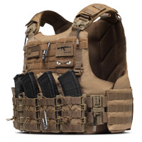 Боевой Бронежилет WARMOR gen.4 (1 класс защиты). Койот. Вес 3.8 кг.