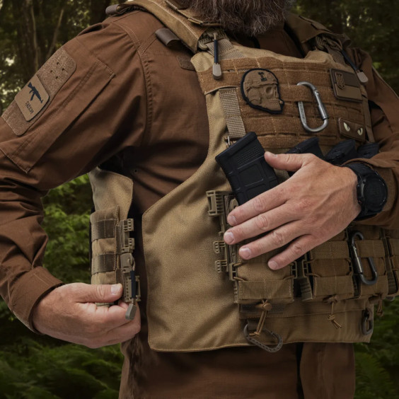 Боевой Бронежилет WARMOR gen.4 (1 класс защиты). Койот. Вес 3.8 кг.