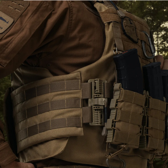 Боевой Бронежилет WARMOR gen.4 (2 класс защиты). Койот. Вес 4.3 кг.