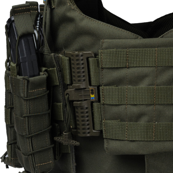 Боевой Бронежилет WARMOR gen.4 (2 класс защиты). Олива. Вес 4.3 кг.