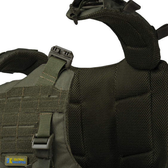 Боевой Бронежилет WARMOR gen.4 (2 класс защиты). Олива. Вес 4.3 кг.