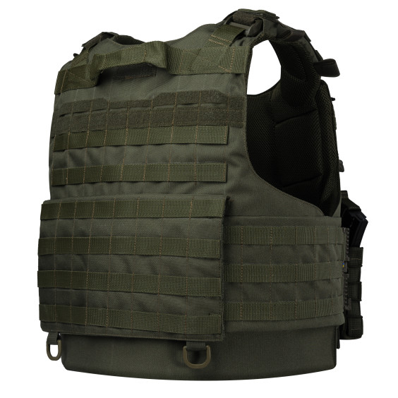 Боевой Бронежилет WARMOR gen.4 (2 класс защиты). Олива. Вес 4.3 кг.