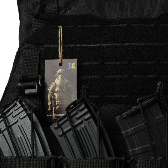 Боевой Бронежилет WARMOR gen.4 Черная (2 класс защиты)