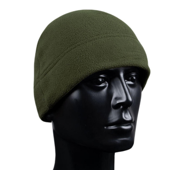 Флисовая шапка. Олива.