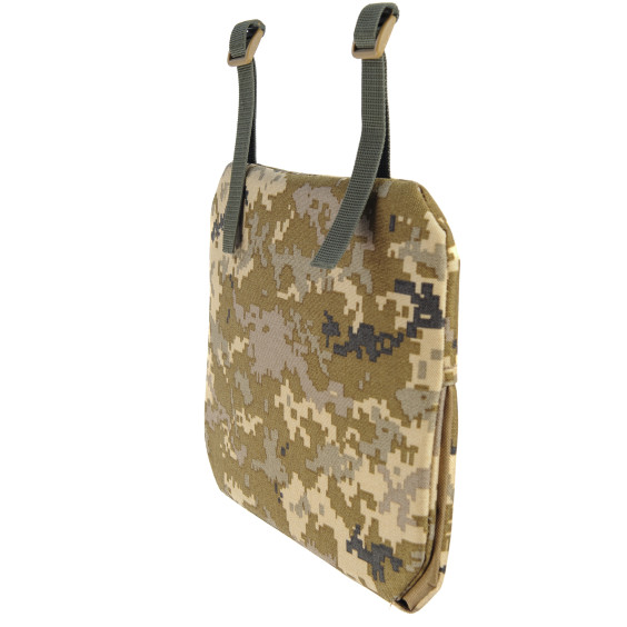 Коврик для сидения одинарний, пятиточка односекционная WARSEAT Пиксель