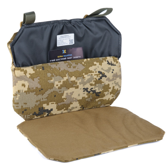 Коврик для сидения одинарний, пятиточка односекционная WARSEAT Пиксель