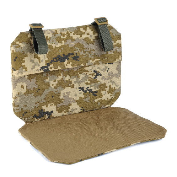 Коврик для сидения одинарний, пятиточка односекционная WARSEAT Пиксель