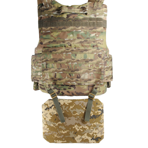 Коврик для сидения одинарний, пятиточка односекционная WARSEAT Пиксель