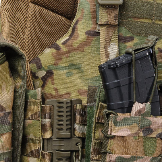 Плитоноска Warmor Gen.4 Max. Мультикам. 9 подсумків.