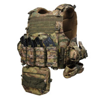 Плитоноска Warmor Gen.4 Max. Мультикам. 9 подсумков.