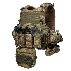 Плитоноска Warmor Gen.4 Max. Мультикам. 9 подсумков.