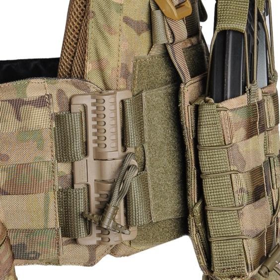 Плитоноска WARMOR зі системою швидкого скидання МУЛЬТИКАМ з підсумками