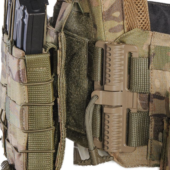 Плитоноска WARMOR зі системою швидкого скидання МУЛЬТИКАМ з підсумками