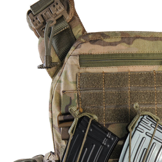 Плитоноска WARMOR зі системою швидкого скидання МУЛЬТИКАМ з підсумками