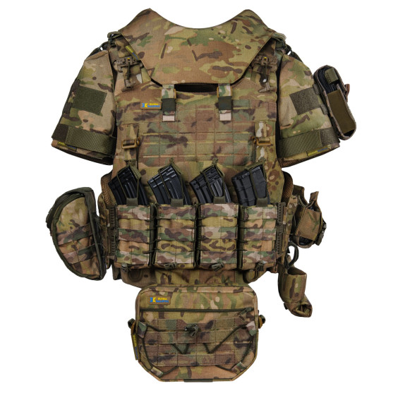 Бронежилет Warmor gen. 4 Мультикам. Балистическая защита боков и паха. Плечей и шеи. Без плит.