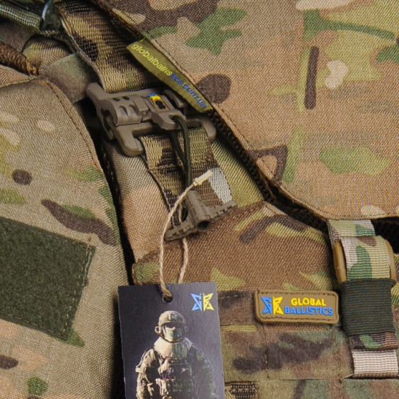 Бронежилет Warmor gen. 4 Мультикам. Балистическая защита боков и паха. Плечей и шеи. Без плит.