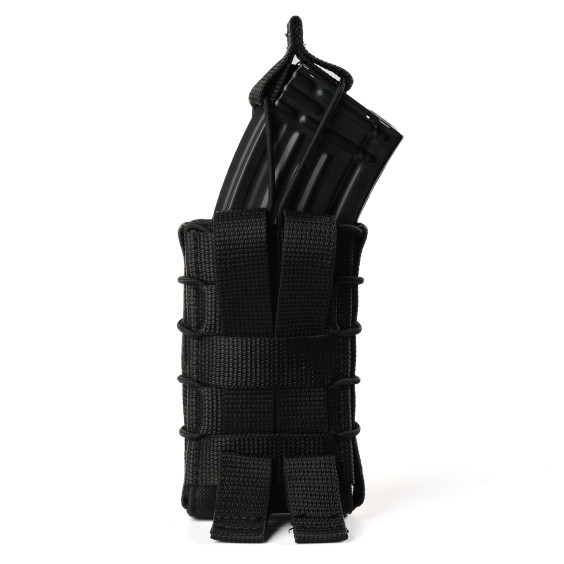 Подсумок одинарный для магазина АК/AR. Черный.